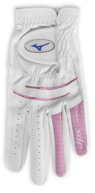 Mizuno JPX Damen Golfhandschuh weiss/pink