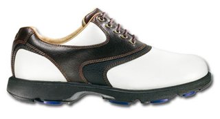 Etonic G-Sok Classic Wide Golfschuhe - weiss/braun