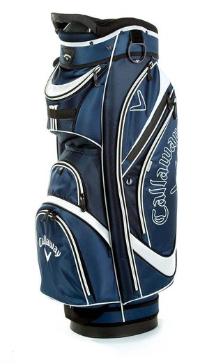 Callaway Euro Chev Org Cart Bag - blau/weiss