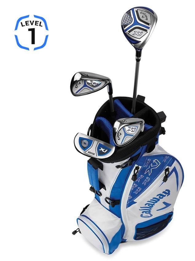 Callaway XJ1 Weiss Junior Golfset, 96-119cm, LH