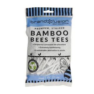 Brand Fusion Bamboo Bees Tees Holztees 83mm, 80Stk.