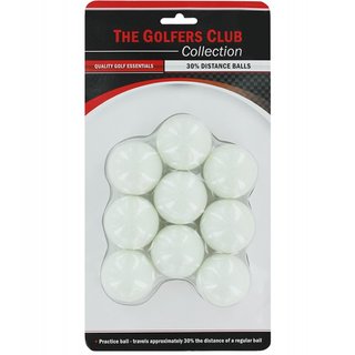 The Golfers Club 30% Distance Balls Trainingsbälle, 9Stk.