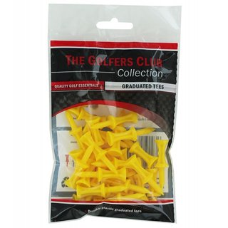 The Golfers Club Collecition Step Golftees, 25 mm, Neon Orange, 30 Stk.