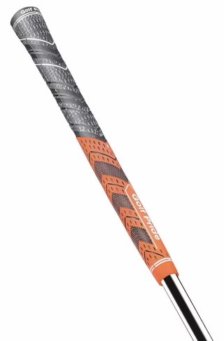 Golf Pride Multi Compound Cord Plus4 Grip (0.60) Griff, Charcoal/Orange