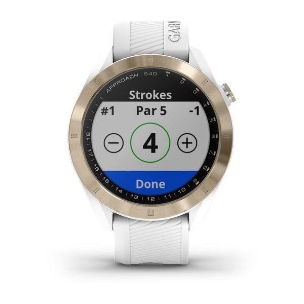 Garmin Approach S40 Premium White GPS Smartwatch