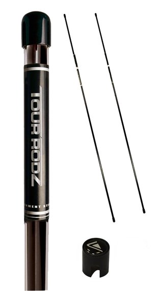 Longridge Tour Rods Trainingsschläger, schwarz, 2Stk.