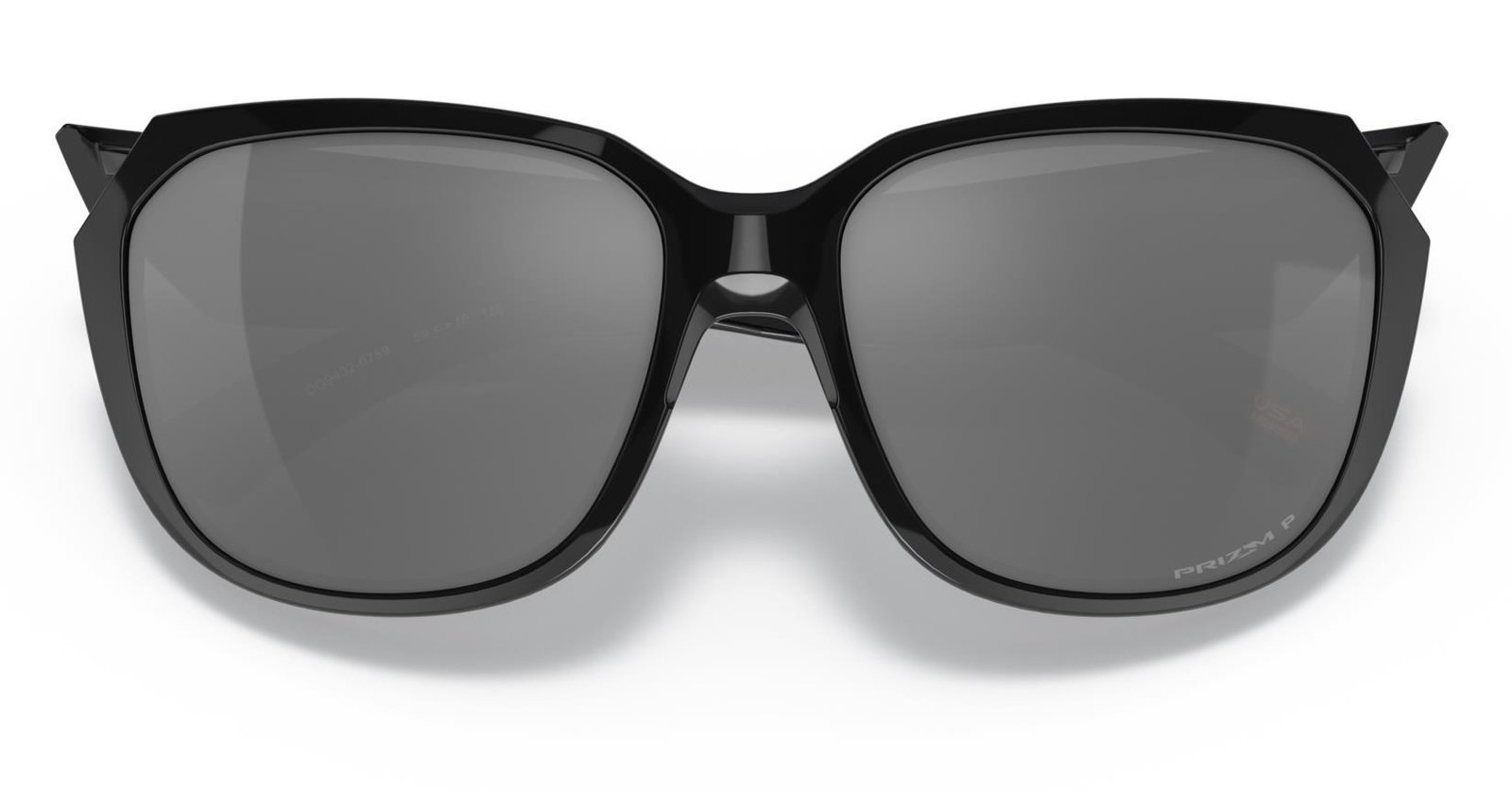 Oakley Rev Up Damen Sonnenbrille, Polished Black/PRIZM Black Polarized