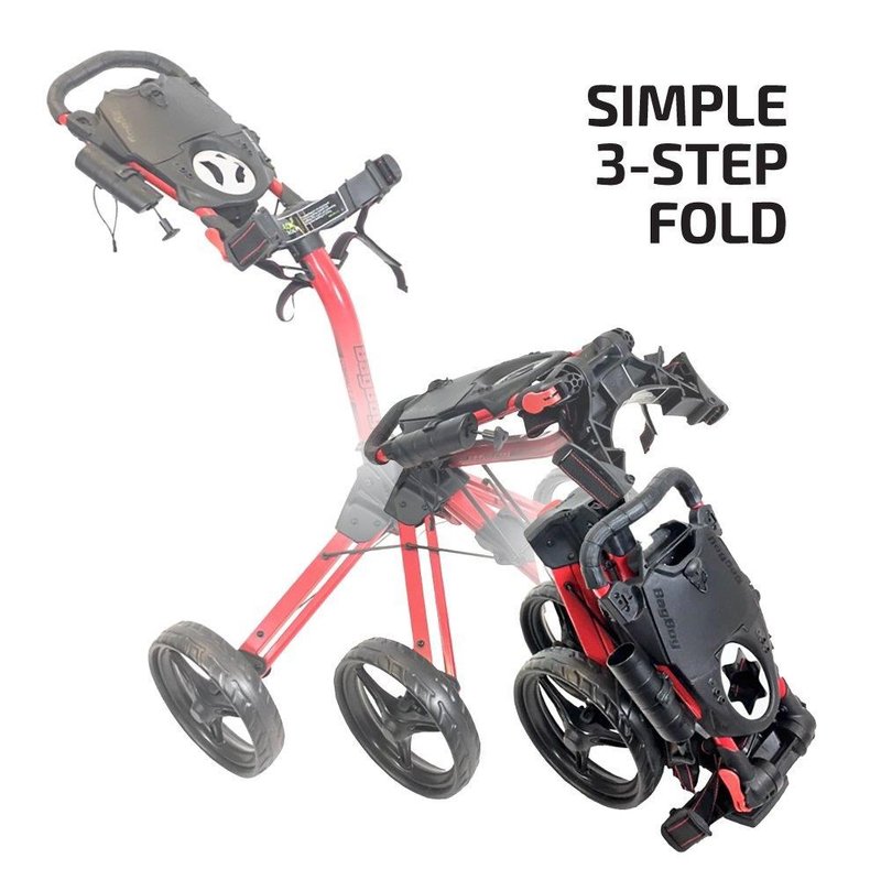 Bag Boy Compact C3 Manuell Golftrolley, schwarz