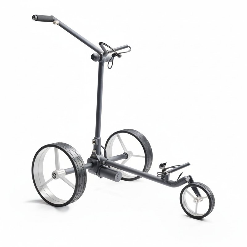 Davies Caddy SMART DHC elektrischer Trolley, schwarz matt