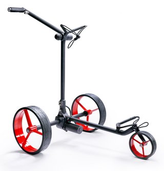 Davies Caddy SMART DHC elektrischer Trolley, schwarz matt