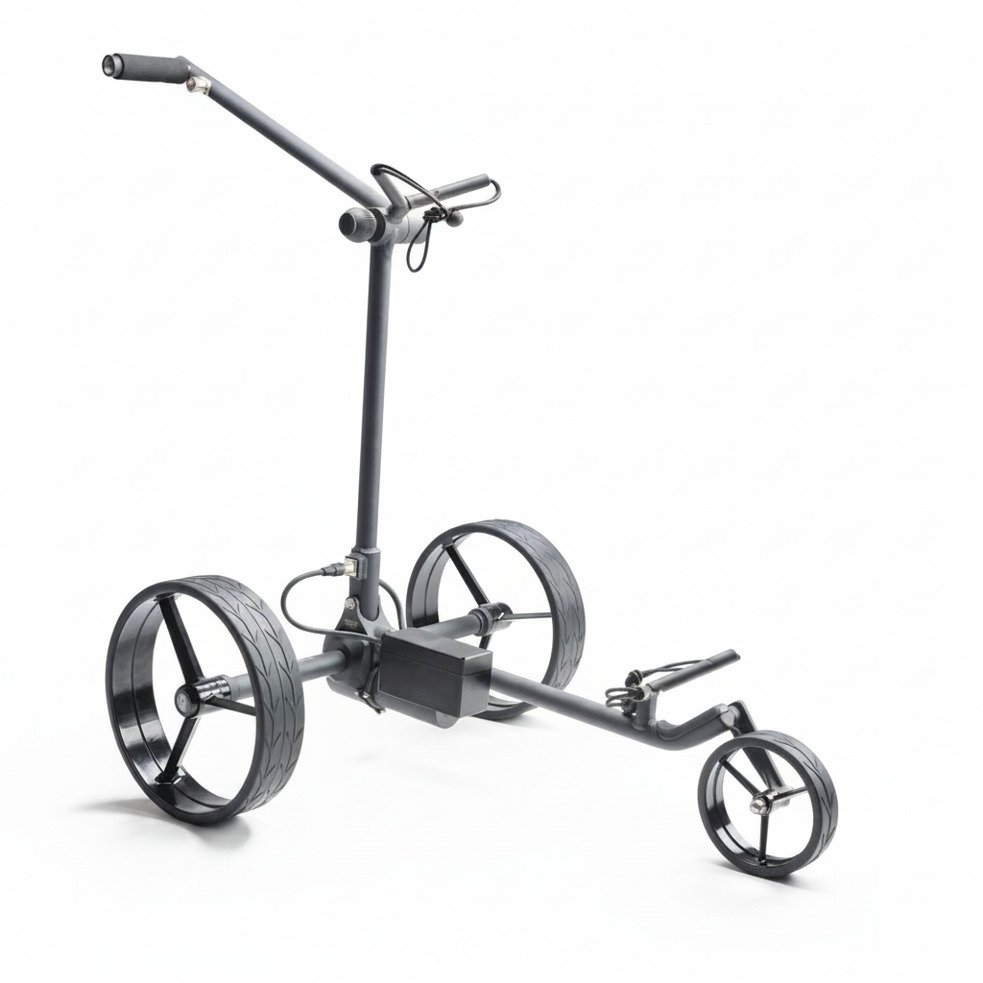Davies Caddy SMART DHC elektrischer Trolley, schwarz matt