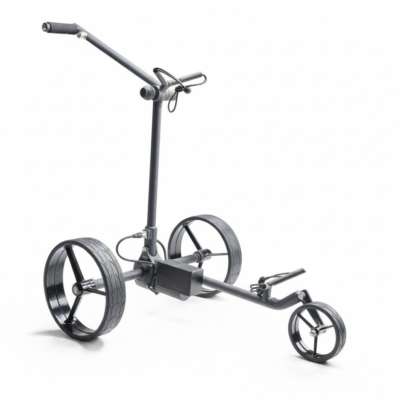 Davies Caddy SMART DHC elektrischer Trolley, schwarz matt