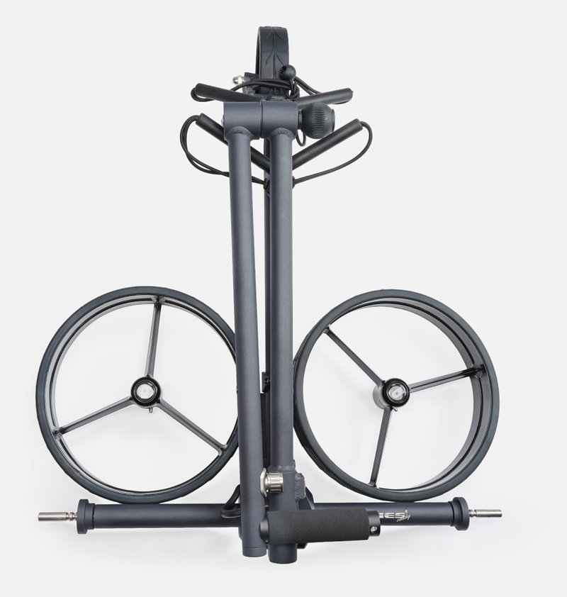 Davies Caddy SMART DHC elektrischer Trolley, schwarz matt