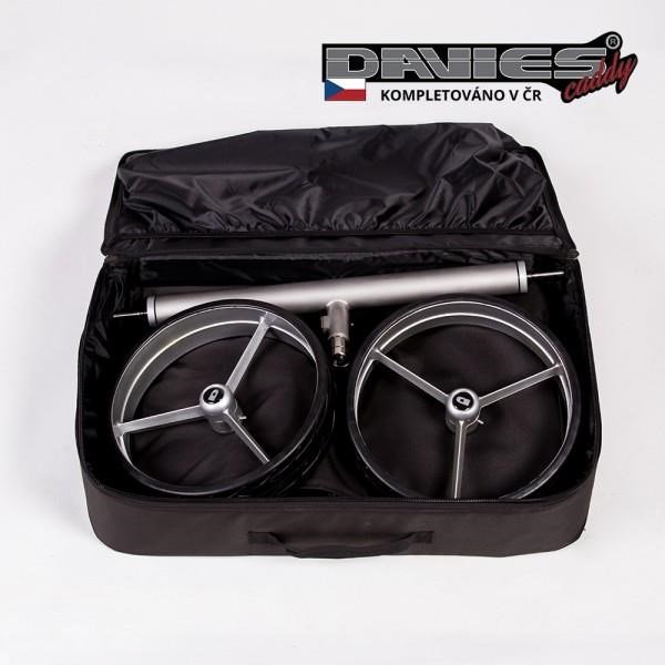 Davies Caddy Premium Reisetasche (mit Akkufach), schwarz