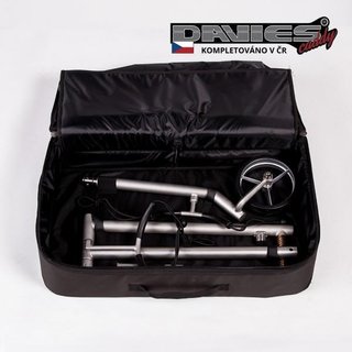 Davies Caddy Premium Reisetasche (mit Akkufach), schwarz