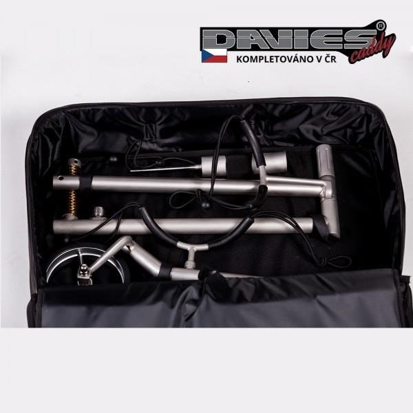 Davies Caddy Premium Reisetasche (mit Akkufach), schwarz