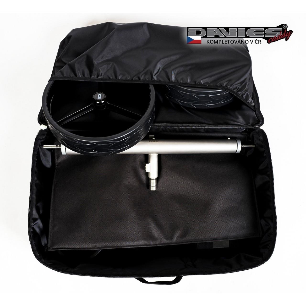 Davies Caddy Premium Reisetasche (mit Akkufach), schwarz