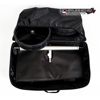 Davies Caddy Premium Reisetasche (mit Akkufach), schwarz