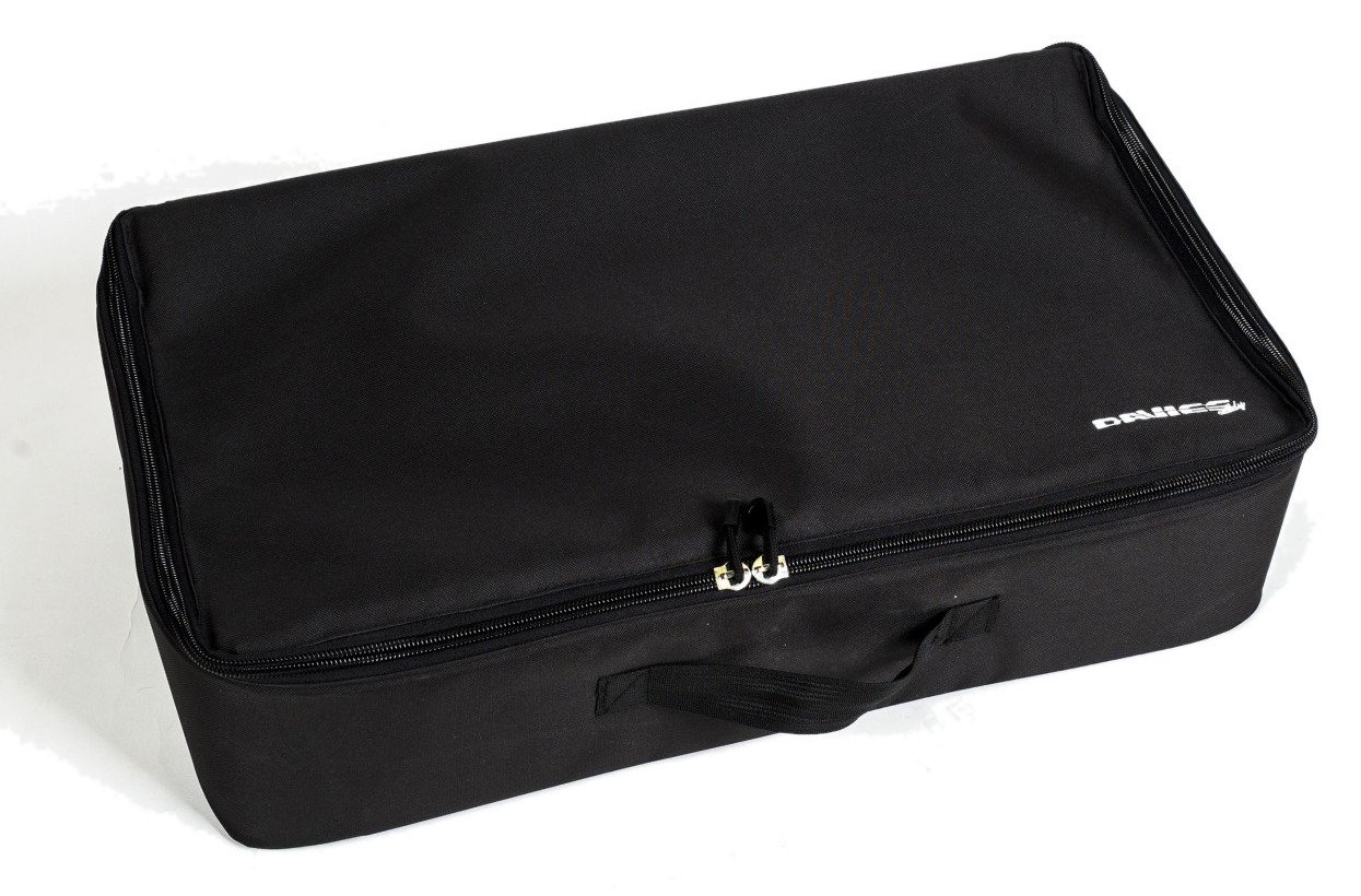 Davies Caddy Premium Reisetasche (mit Akkufach), schwarz