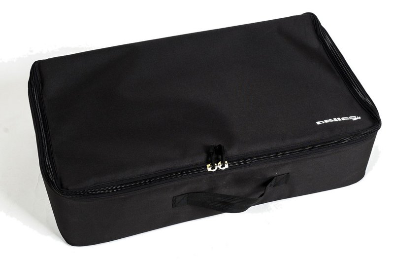 Davies Caddy Premium Reisetasche (mit Akkufach), schwarz