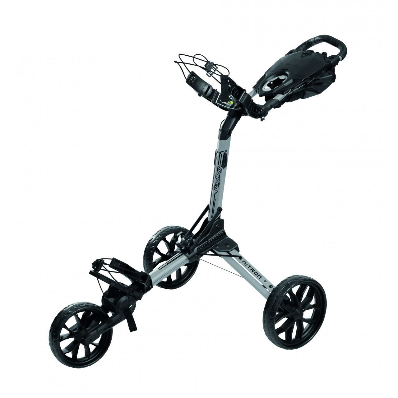 Bag Boy Nitron Golf Trolley, silber/schwarz