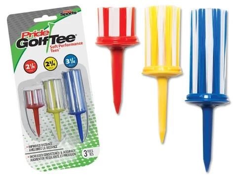 Pride Golf Tee Soft Performance Tees, 3St.