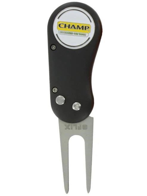 Champ FLIX Lite Divot Repair Tool, schwarz