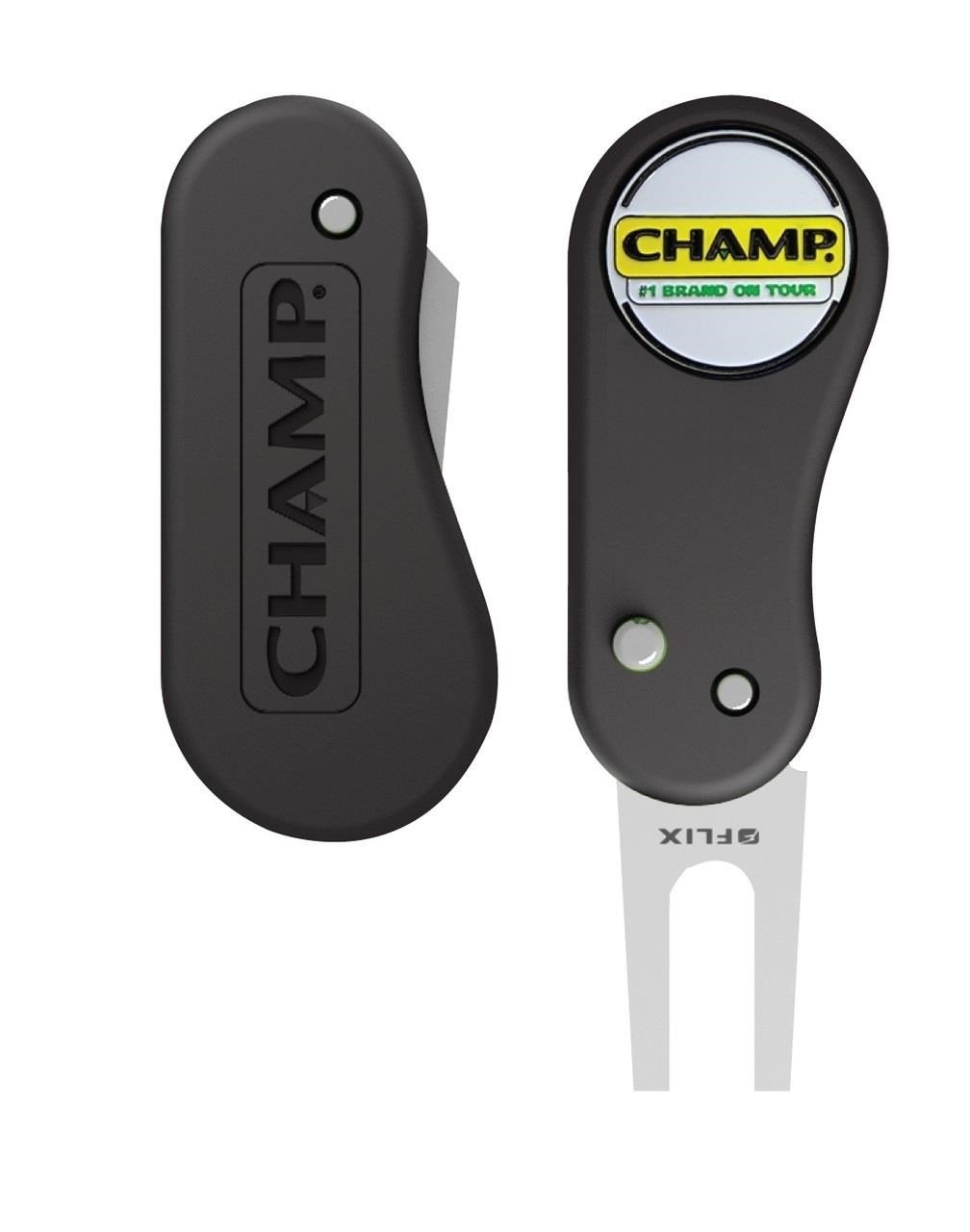 Champ FLIX Lite Divot Repair Tool, schwarz