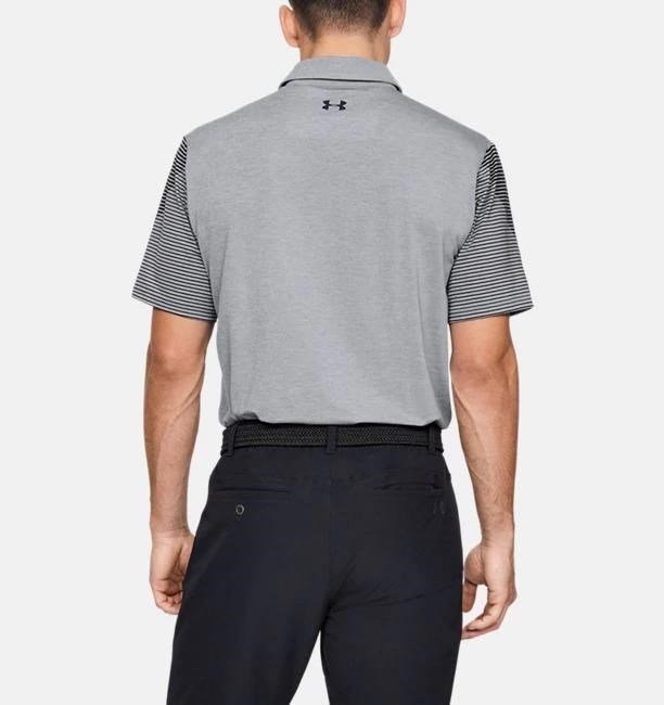 Under Armour Playoff 2.0 Herren Poloshirt, steel grau