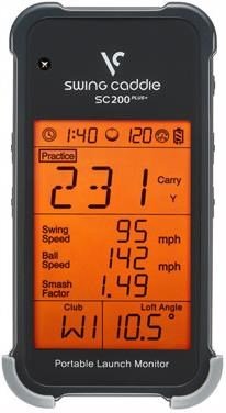 Voice Caddie Swing Caddie Launch Monitor SC200+ schwarz