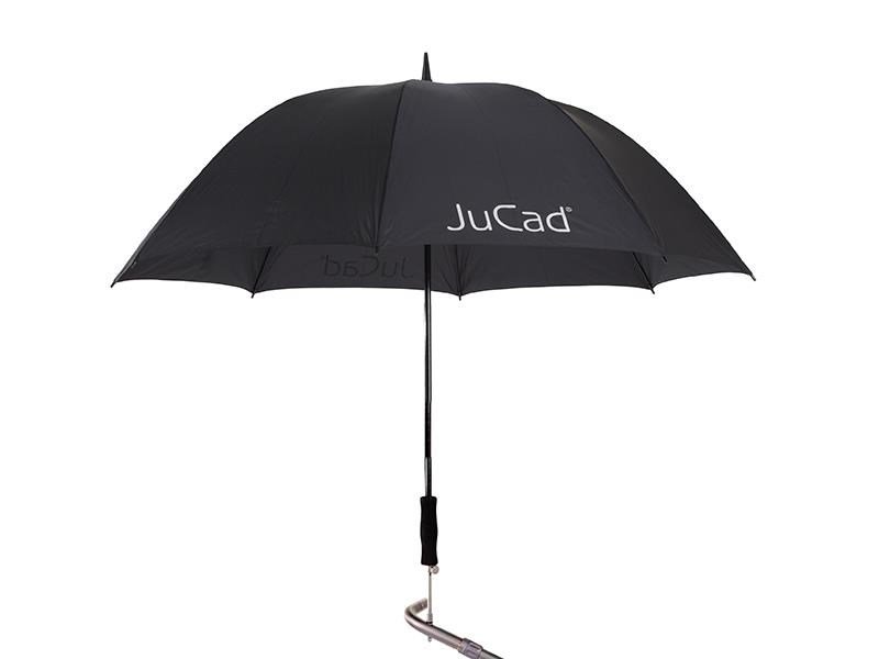 JuCad Teleskop-Golfschirm 68" mit Schirmstift, schwarz
