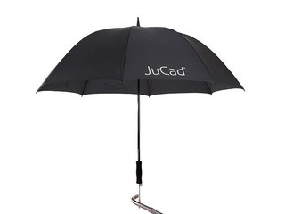 JuCad Teleskop-Golfschirm 68" mit Schirmstift, schwarz