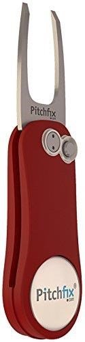 Pitchfix Original 2.0 Funny Mix Pitchgabel mit Ballmarker, rot