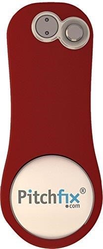 Pitchfix Original 2.0 Funny Mix Pitchgabel mit Ballmarker, rot