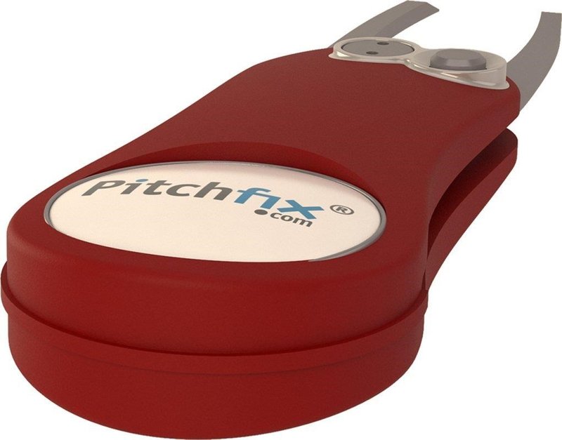 Pitchfix Original 2.0 Funny Mix Pitchgabel mit Ballmarker, rot