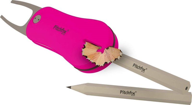 Pitchfix Hybrid 2.0 Pitchgabel + Ballmarker, rosa