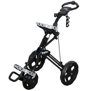 Clicgear Rovic RV3J Junior Golftrolley, grau/schwarz