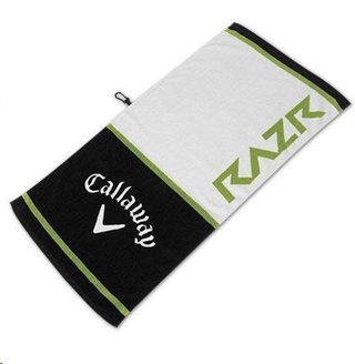 Callaway Tour Authentic RAZR Handtuch, weiss/schwarz/grün