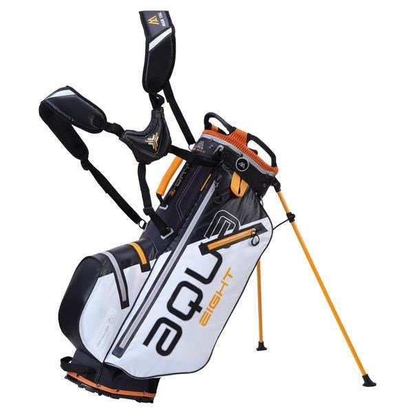 Big Max Aqua Eight  Standbag, weiss/schwarz/orange
