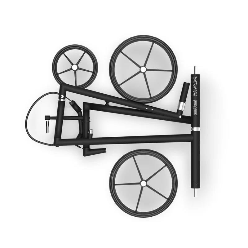 Big Max e-Lite 3 Elektrotrolley, schwarz, 27+ Batterien