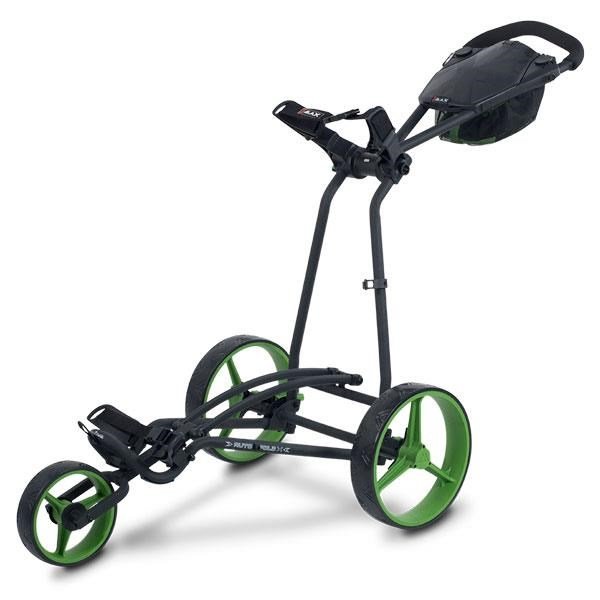 Big Max Autofold X manueller Trolley, schwarz/lime