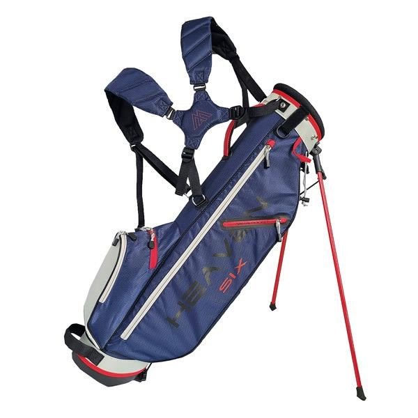 Big Max Heaven Six Standbag, dunkelblau/silber/rot