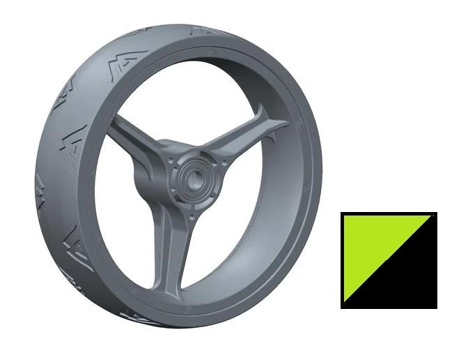 Big Max Vorderrad Blade Quattro, limette, 1Stk.