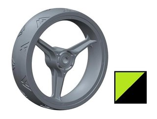 Big Max Vorderrad Blade Quattro, limette, 1Stk.