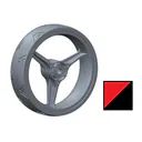 Big Max Vorderrad Blade Quattro, rot, 1Stk.