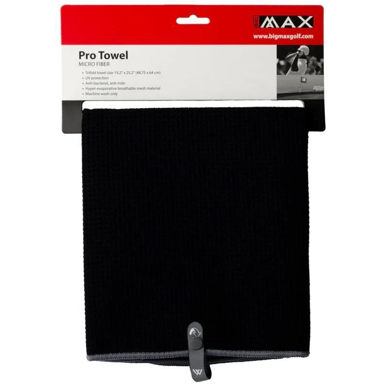 Big Max Pro Golfhandtuch, schwarz