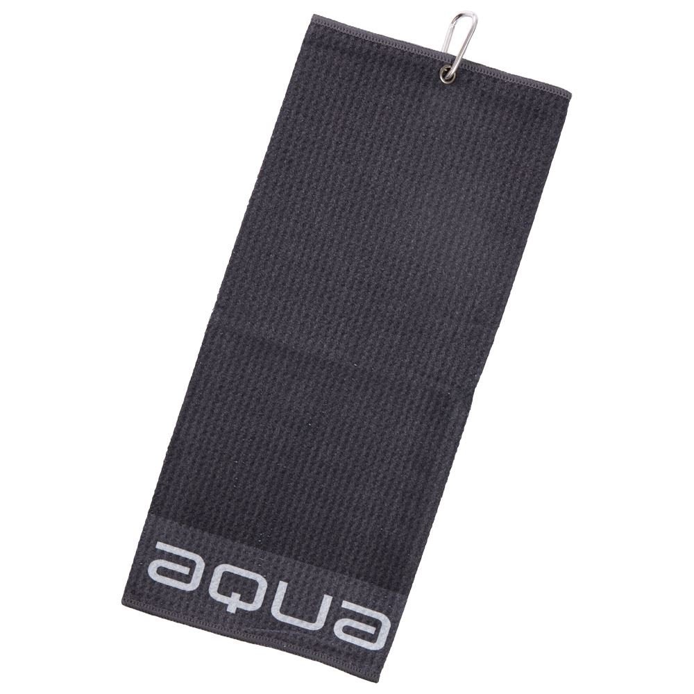 Big Max Aqua Trifold Golfhandtuch, schwarz