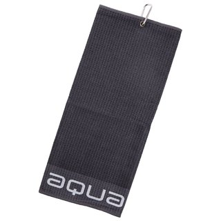 Big Max Aqua Trifold Golfhandtuch, schwarz