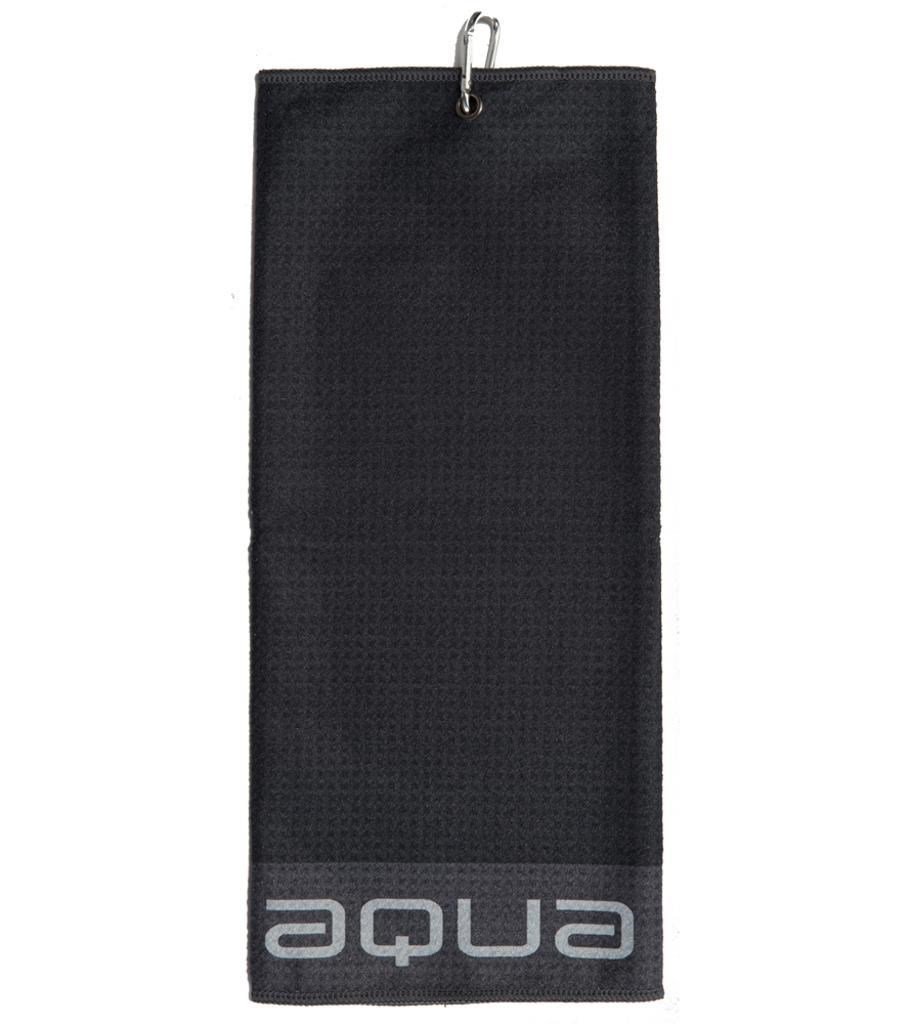 Big Max Aqua Trifold Golfhandtuch, schwarz