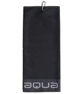 Big Max Aqua Trifold Golfhandtuch, schwarz
